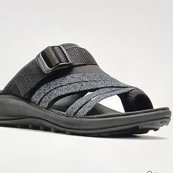 Merrell Shoes - Merrell Womens District 4 Post Black Sport Sandals Size 11 (7768251)